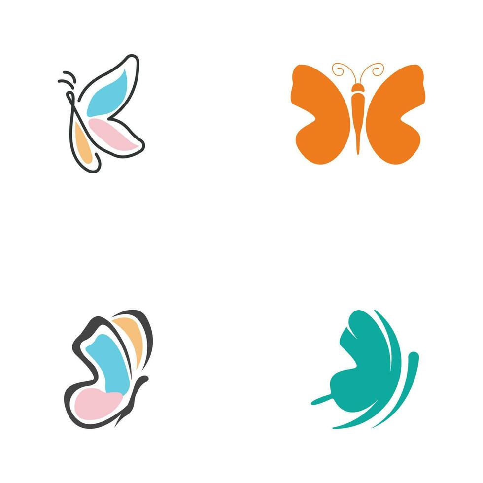 Beauty Butterfly icon design vector