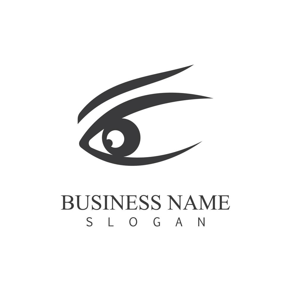 Eye Care vector logo design