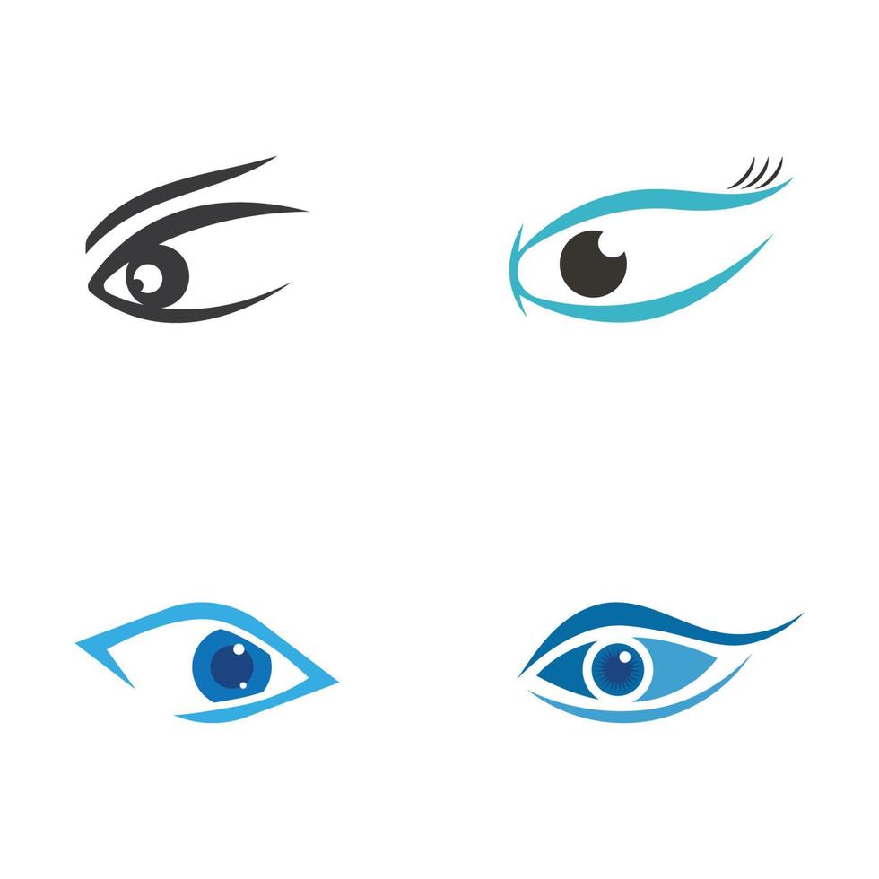 Eye Care vector logo design