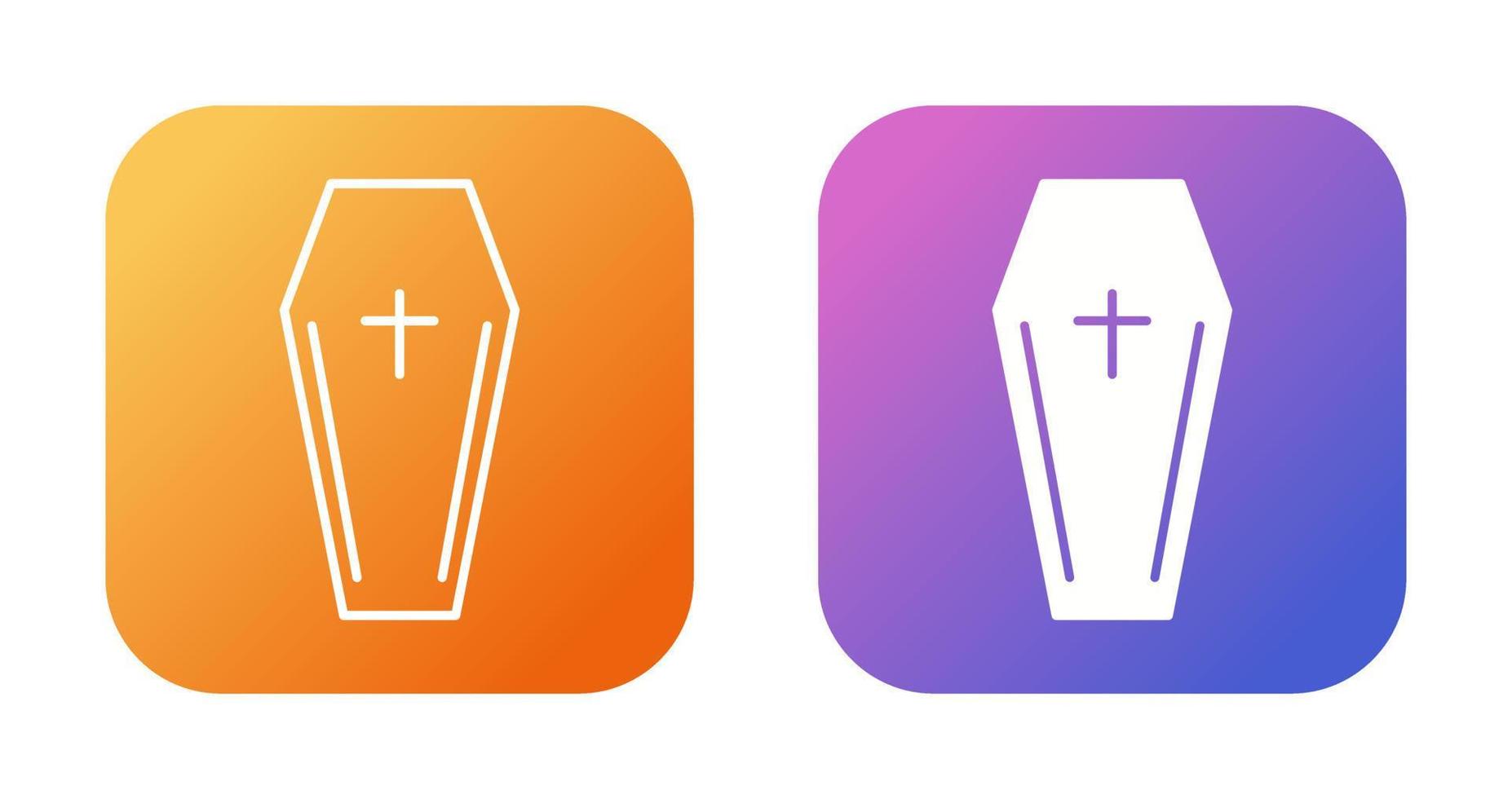 Coffin Vector Icon