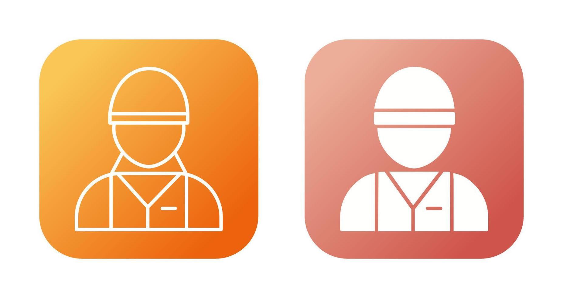 Industry Worker Vector Icon