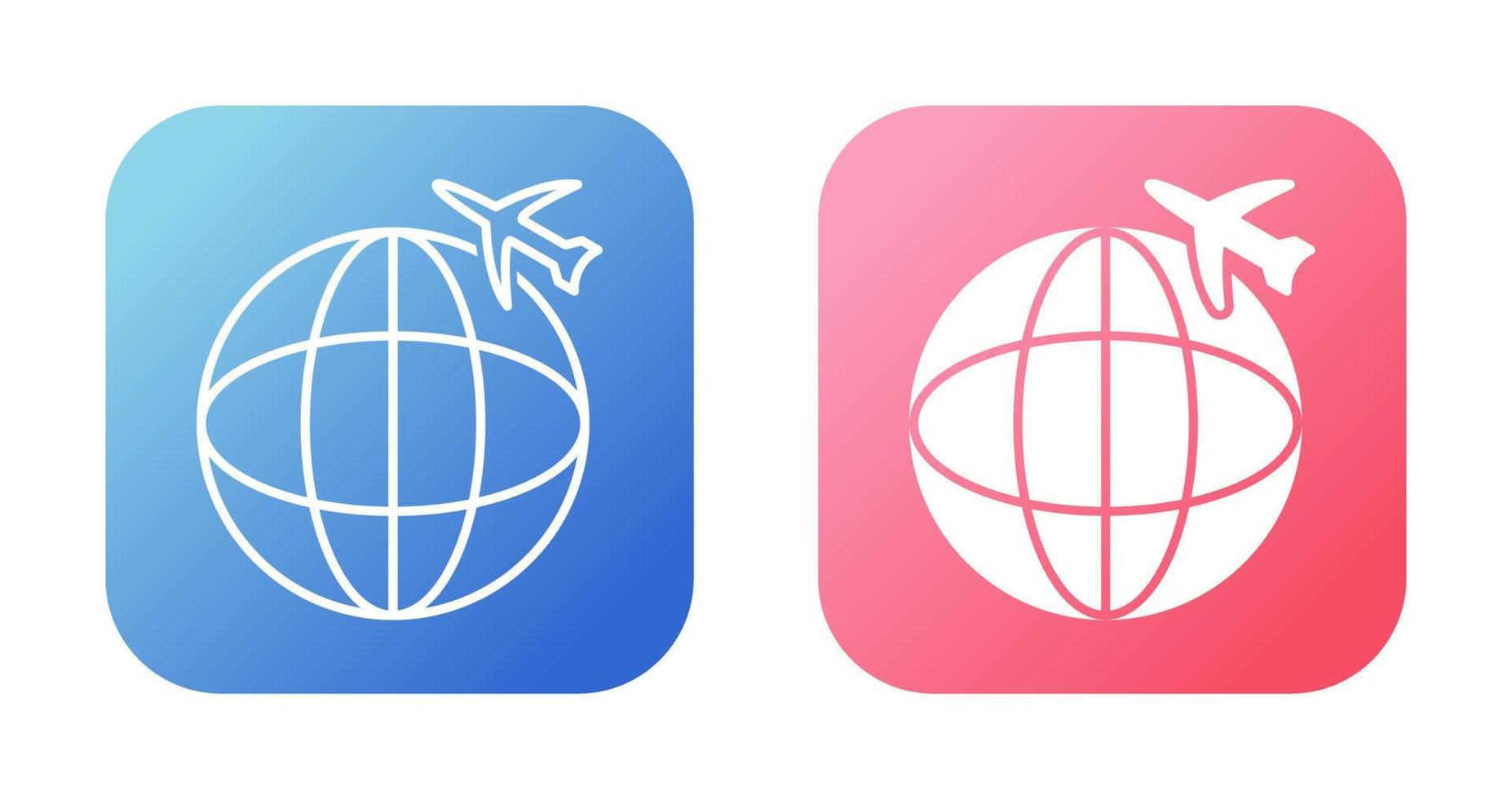 International Flights Vector Icon