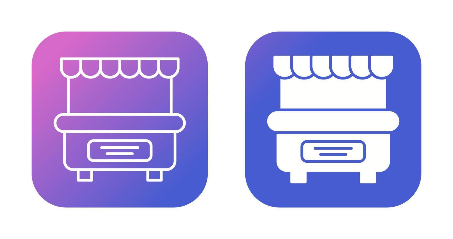 Food Stall Vector Icon