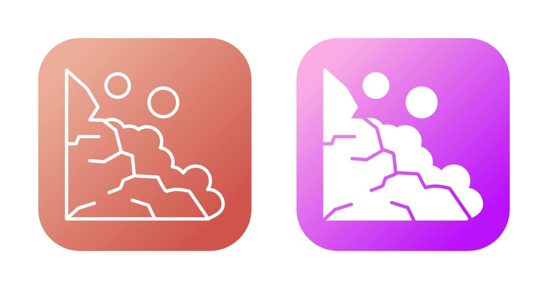 Landslide Vector Icon