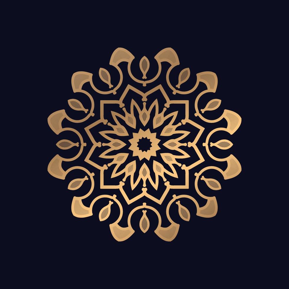 Luxury Islamic mandala design background vector