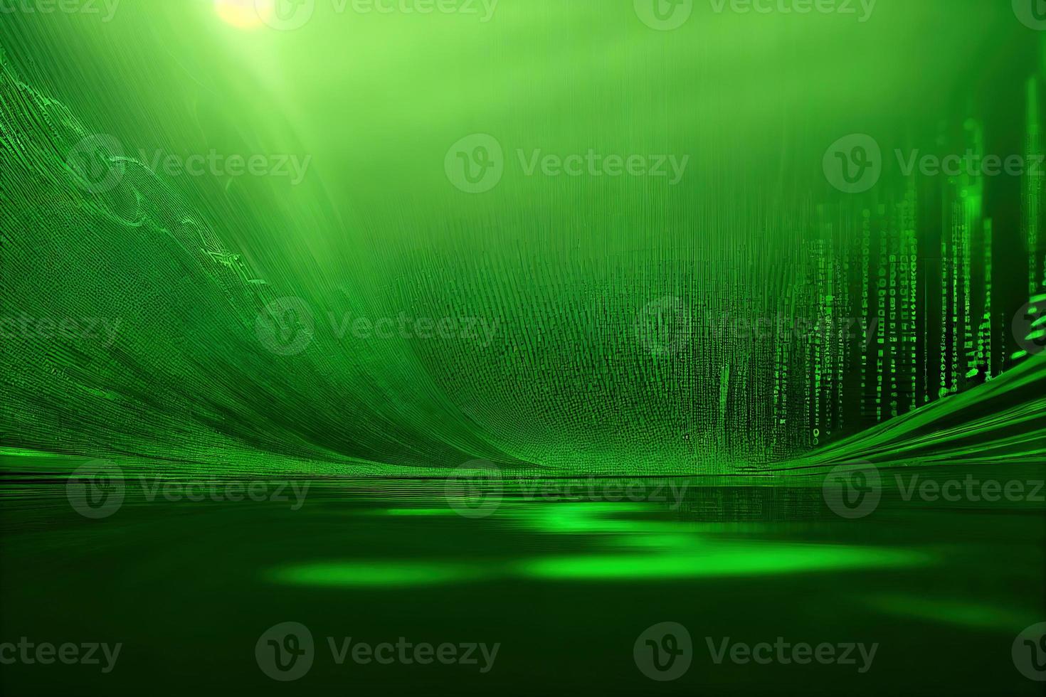 Green matrix background. photo