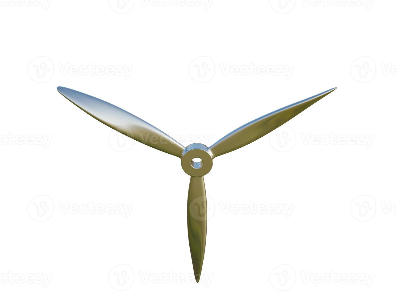 Realistic modern propeller. 3d render. photo