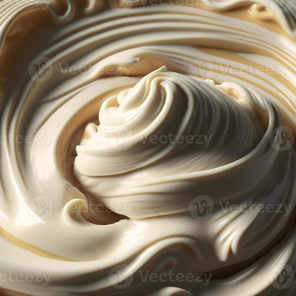 Ice cream. AI render photo