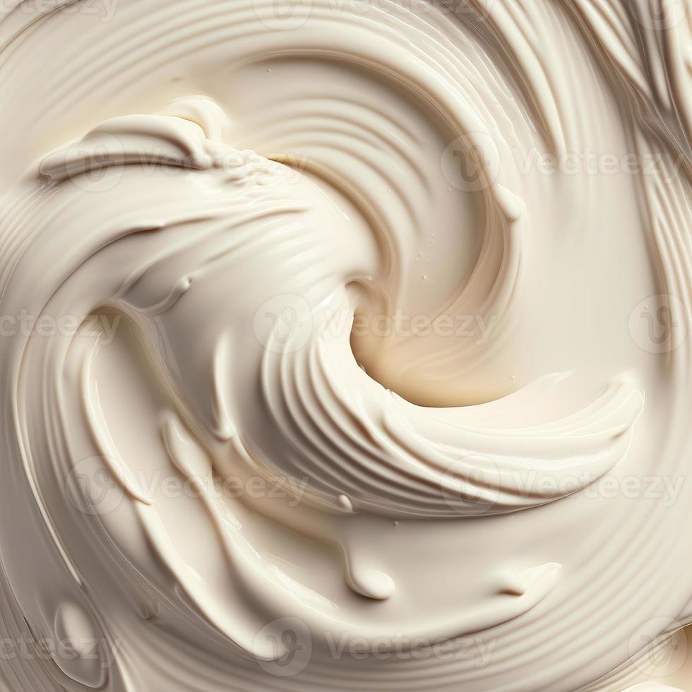 Ice cream texture. AI render photo