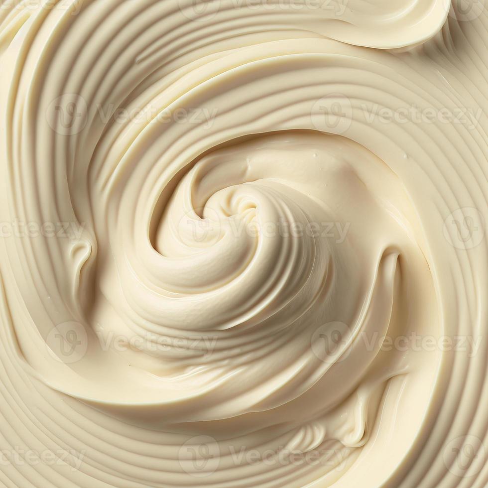 Mayonnaise sauce texture. AI render photo