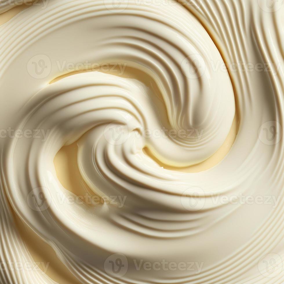 Mayonnaise sauce texture. AI render photo