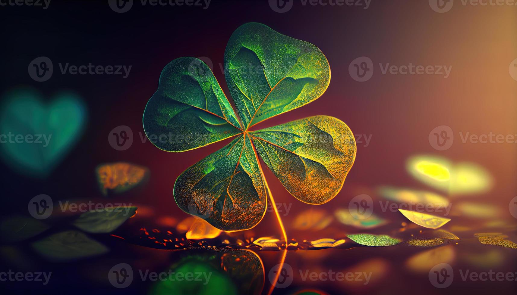 Clover background for St. Patricks Day. photo