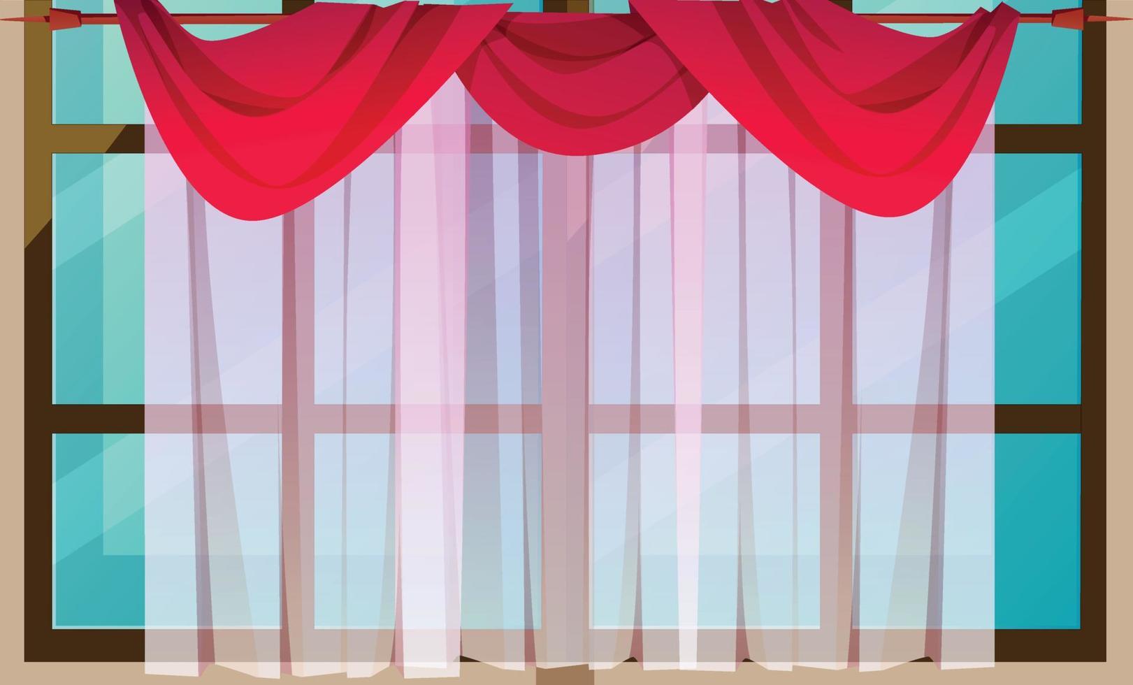 cloths curtain window design eps vector 22029367 Vector Art at Vecteezy