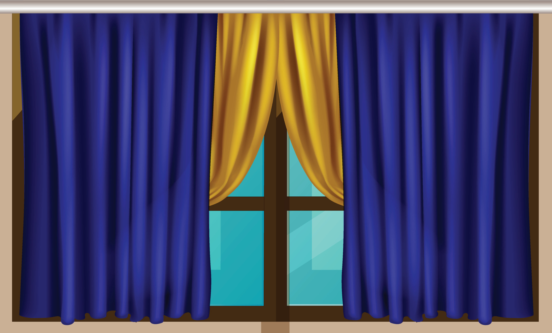 cloths curtain window design eps vector 22029372 Vector Art at Vecteezy