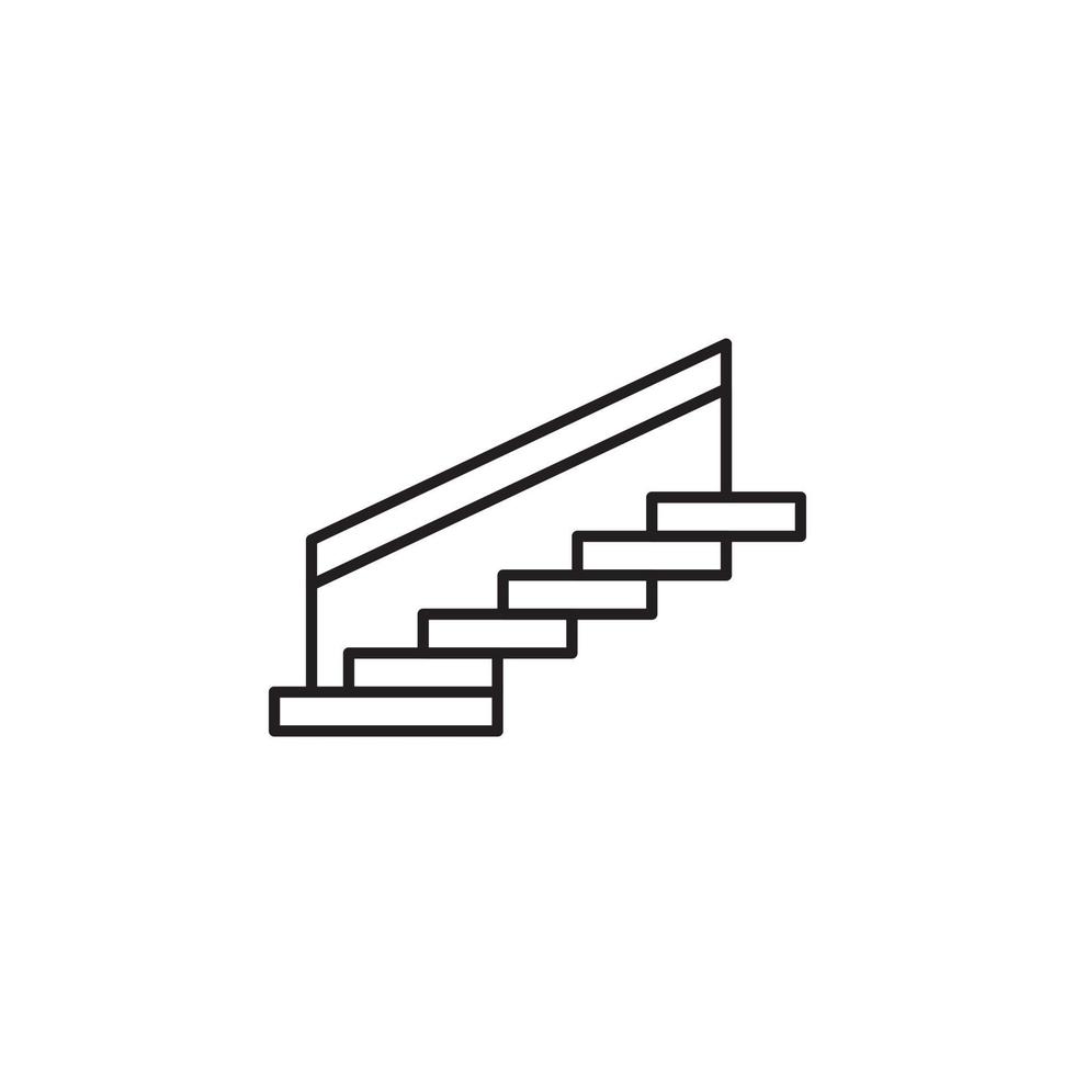 Stairs vector for Icon Website, UI Essential, Symbol, Presentation