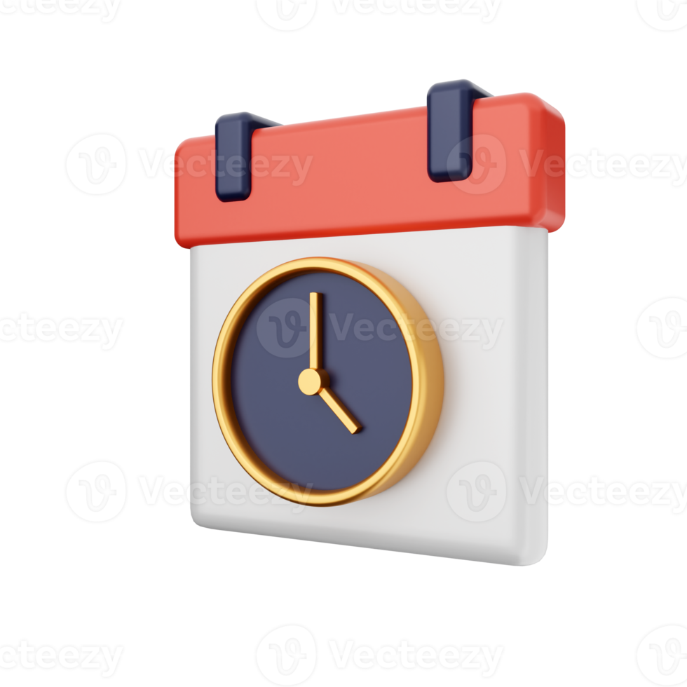 3d calendar icon illustration png