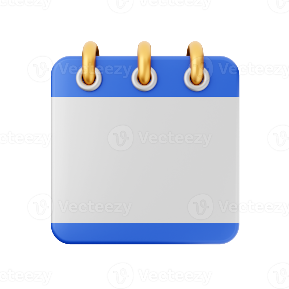 3d calendar icon illustration 22029766 PNG