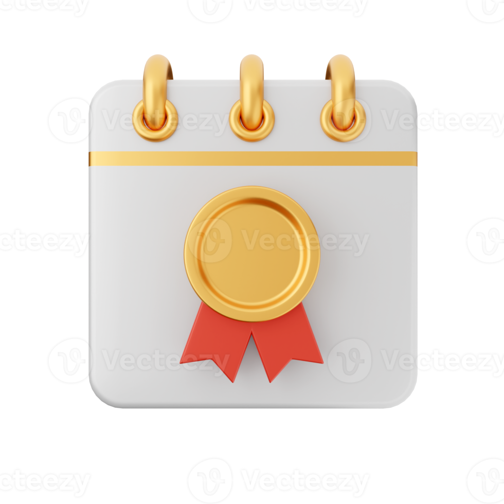 3d calendar icon illustration png