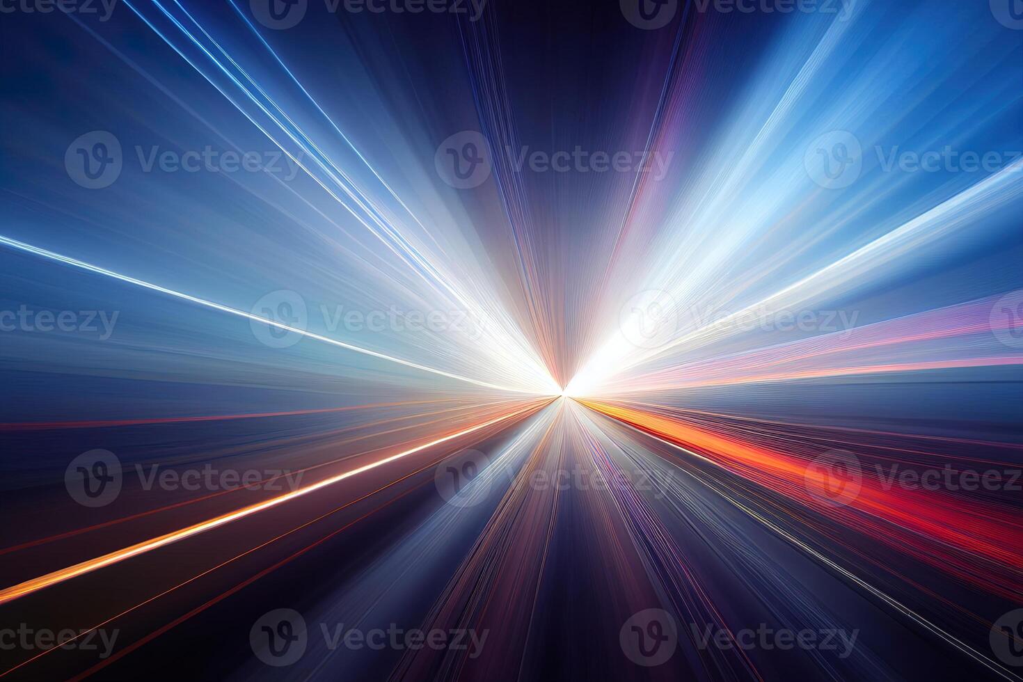 illustration of representation of the speed of light photo