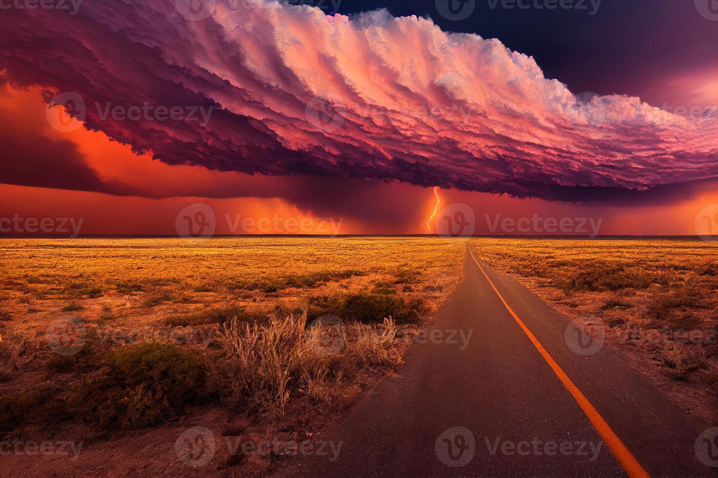 illustration of storm clouds captured in west texas photo