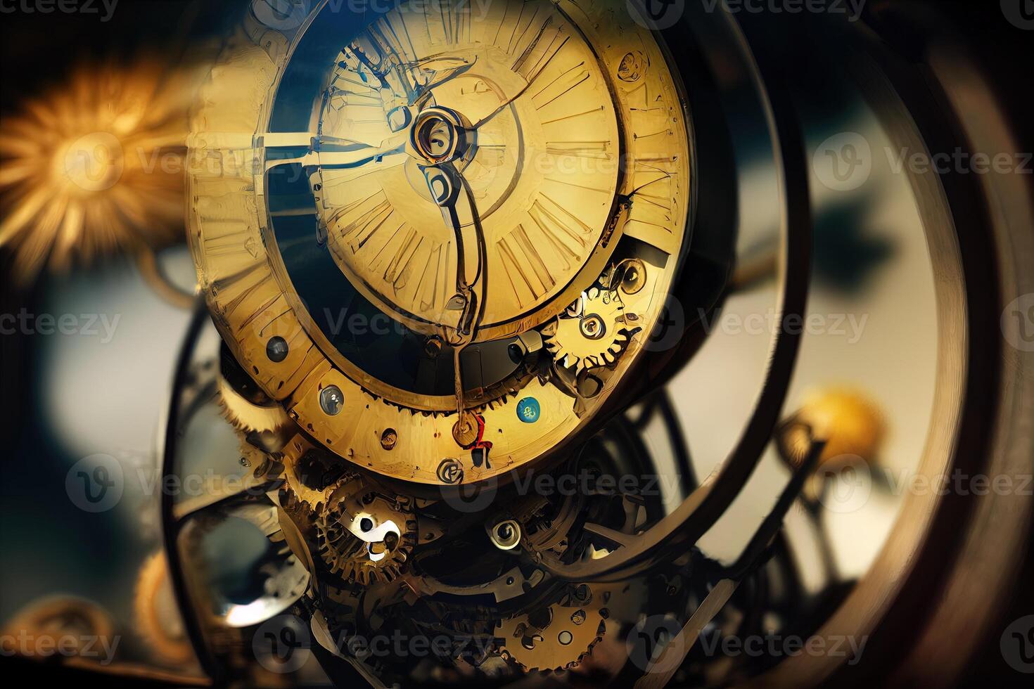 illustration clockwork of life photo