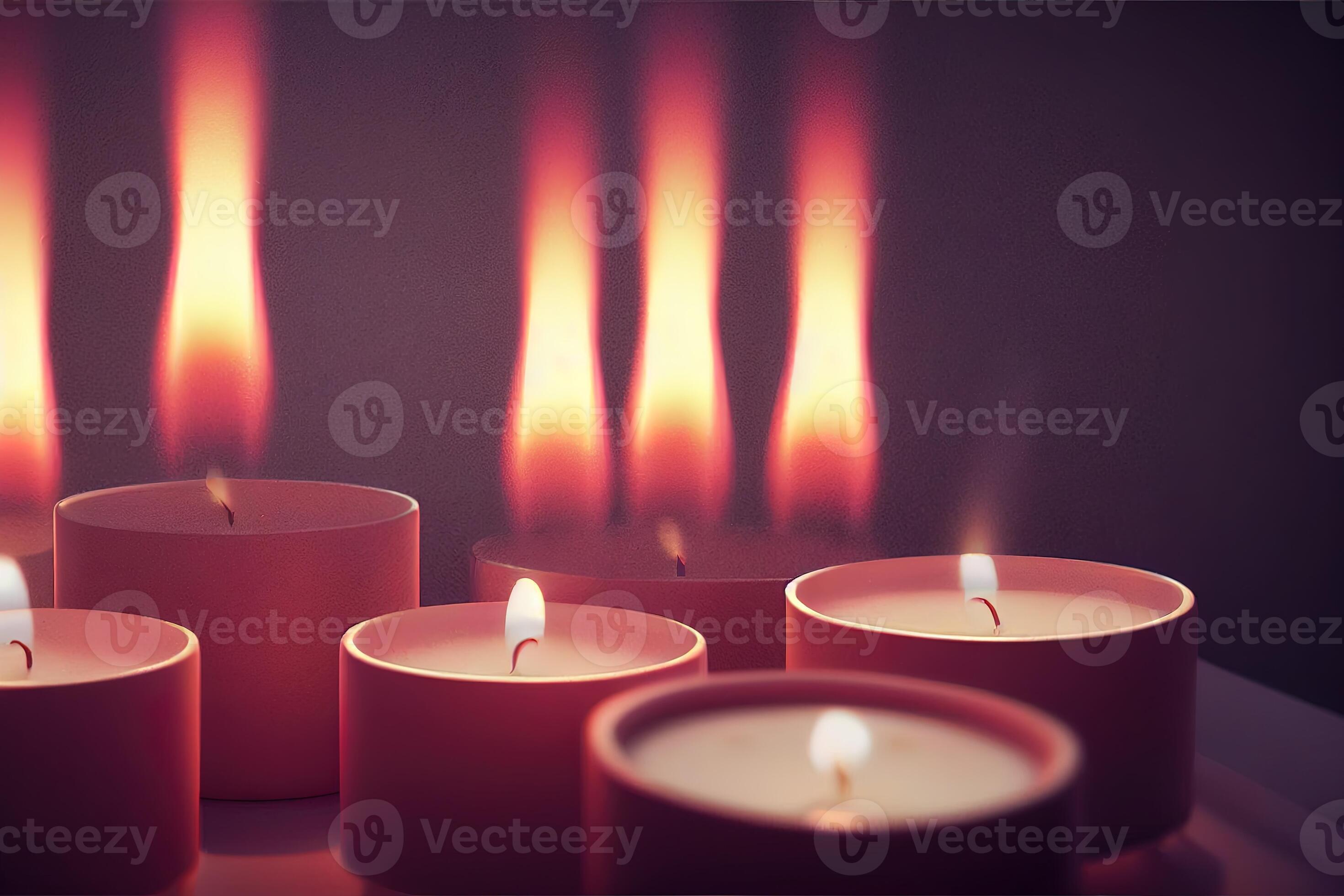 illustration of heating with candles 22030081 Stock Photo at Vecteezy
