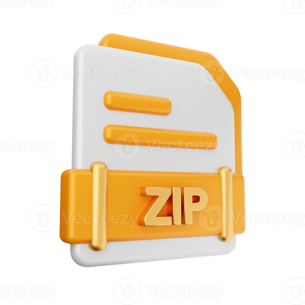 3d file ZIP format icon png