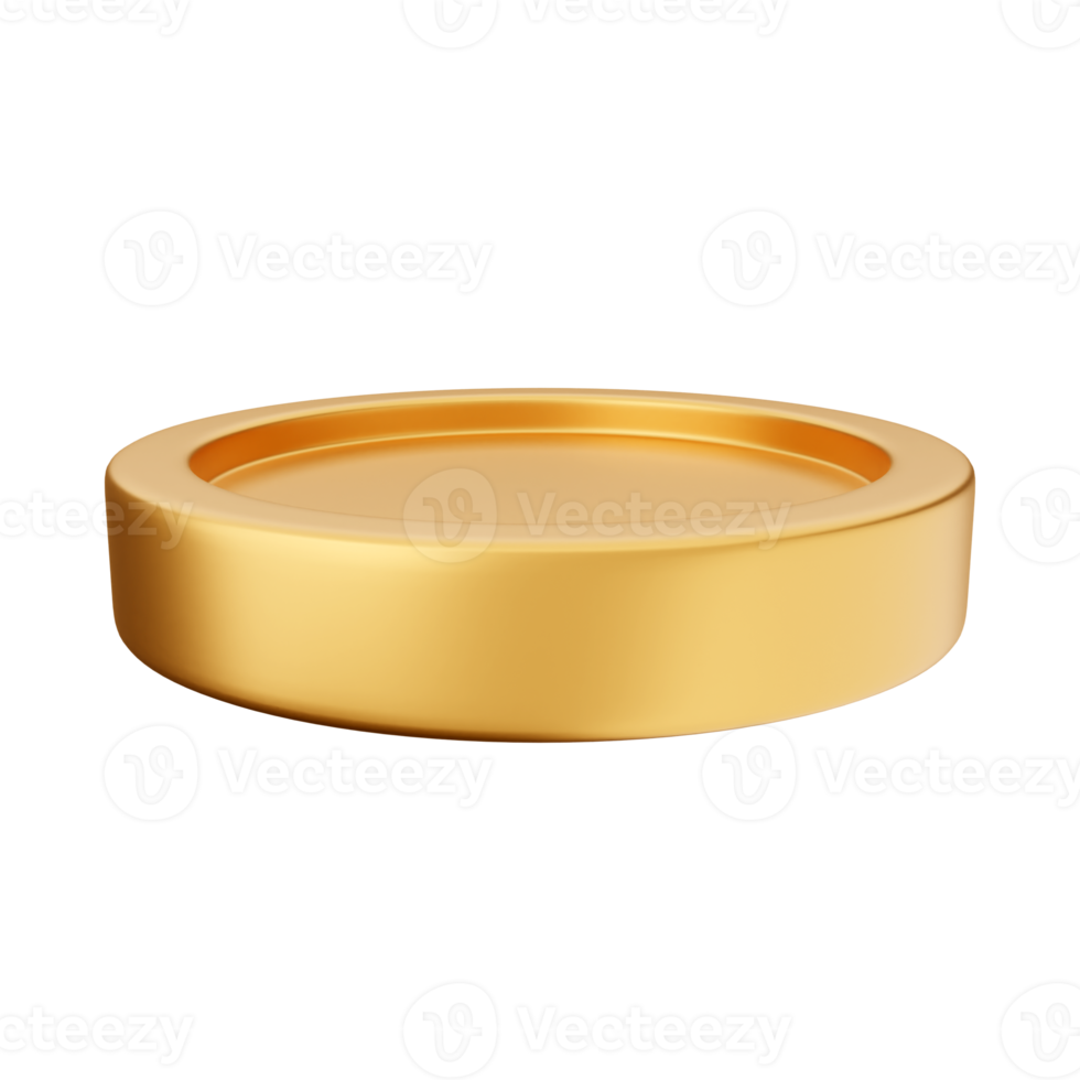 3d coin gold bronze silver icon png