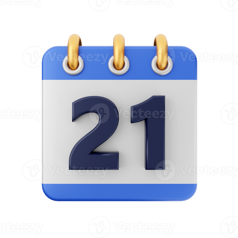 3d calendar icon illustration png