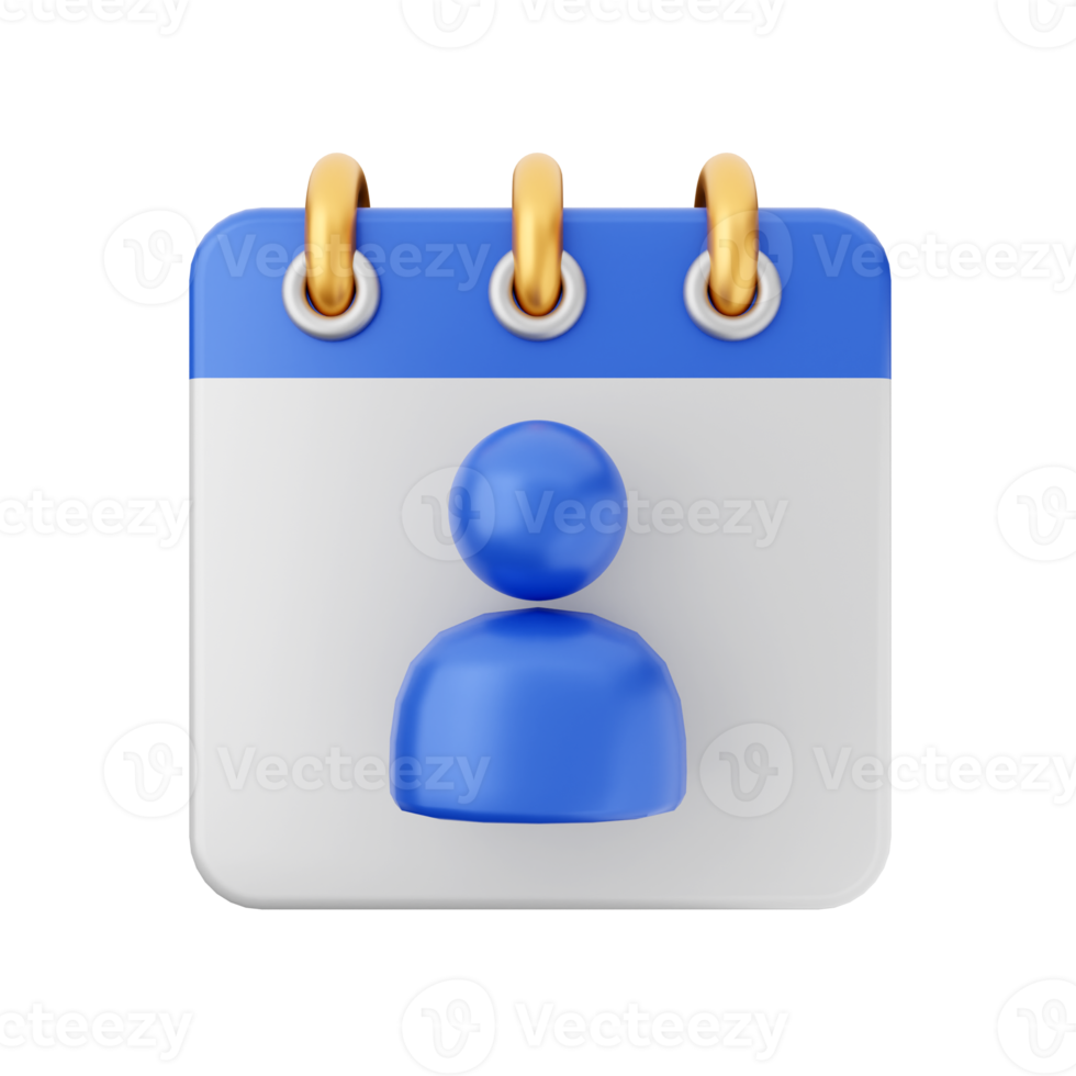 3d calendar event date day schedule icon illustration png