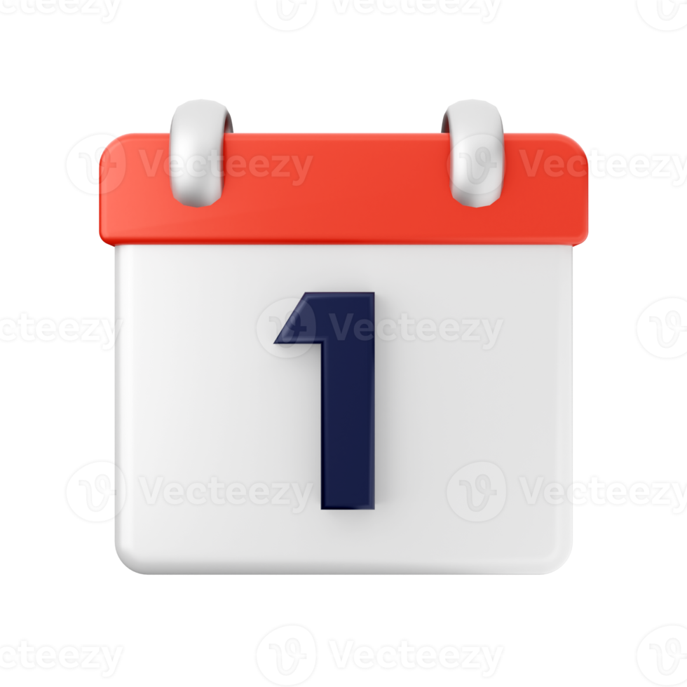 3d kalender evenement datum dag schema icoon illustratie png