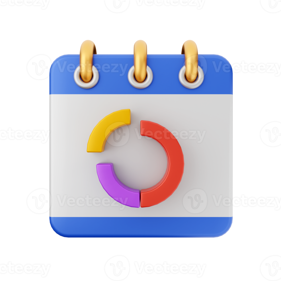 3d calendar icon illustration png
