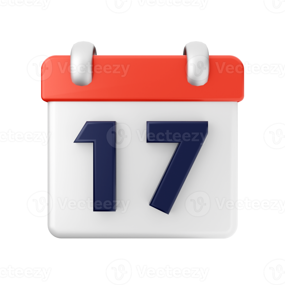 3d kalender evenement datum dag schema icoon illustratie png