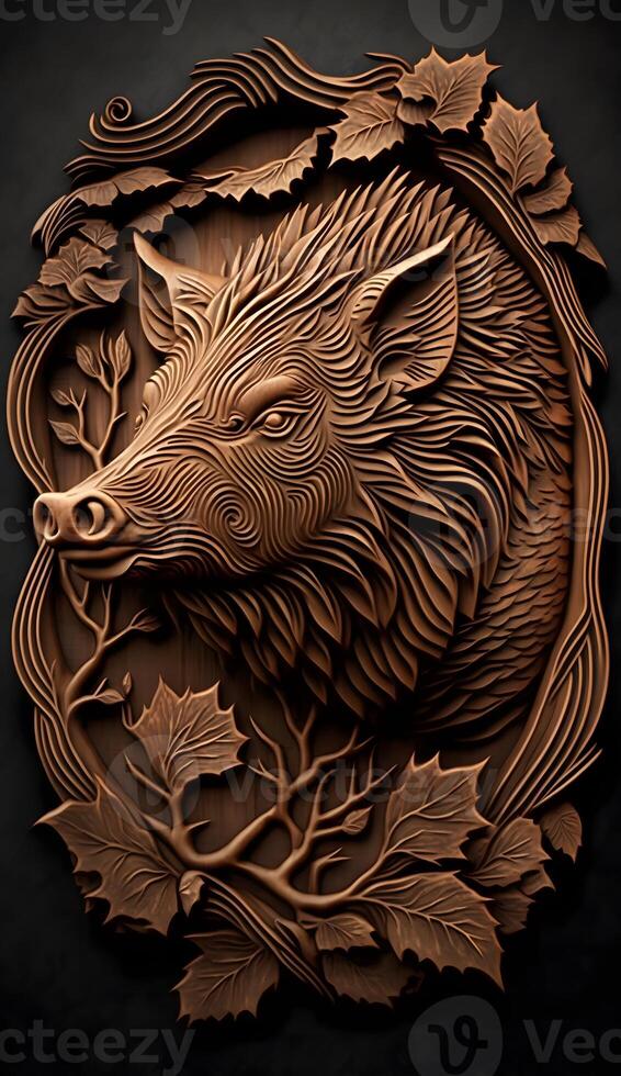 Chinese New Year Pig Illustration - photo