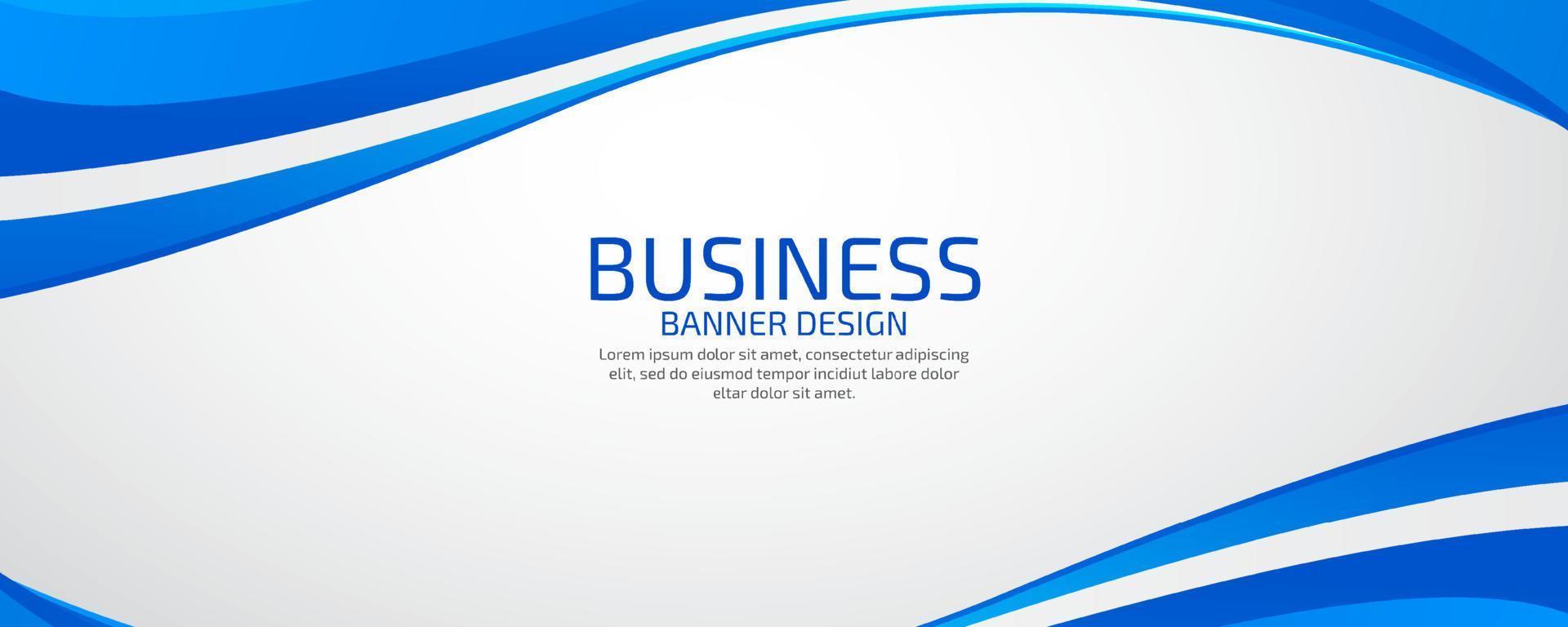 Modern business presentation template. Wavy style frame design. vector