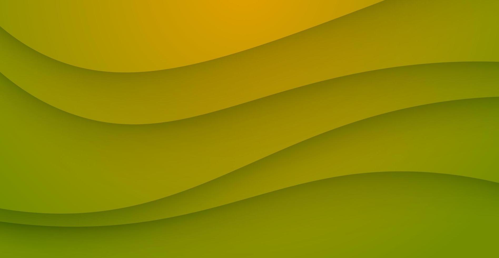 abstract modern wave green yellow diagonal stripe with shadow and light Suit for business, banner, poster, website, flyer, cover, presentation background. eps10 vector