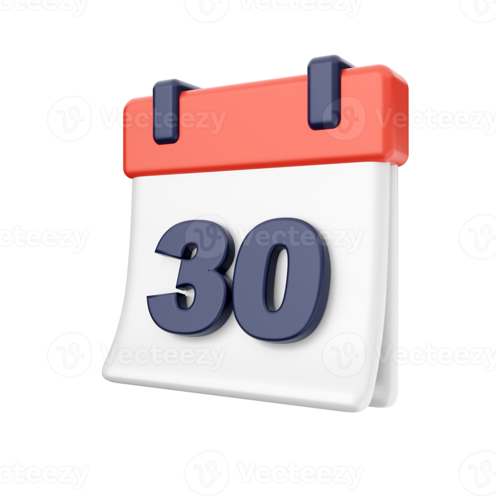 3d calendar icon illustration png