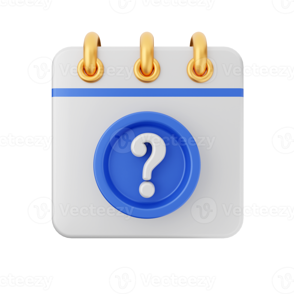 3d calendar icon png