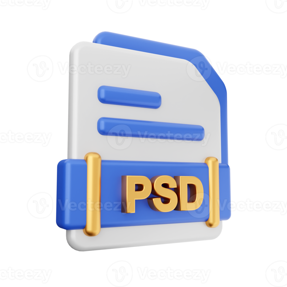 3d file PSD format icon png