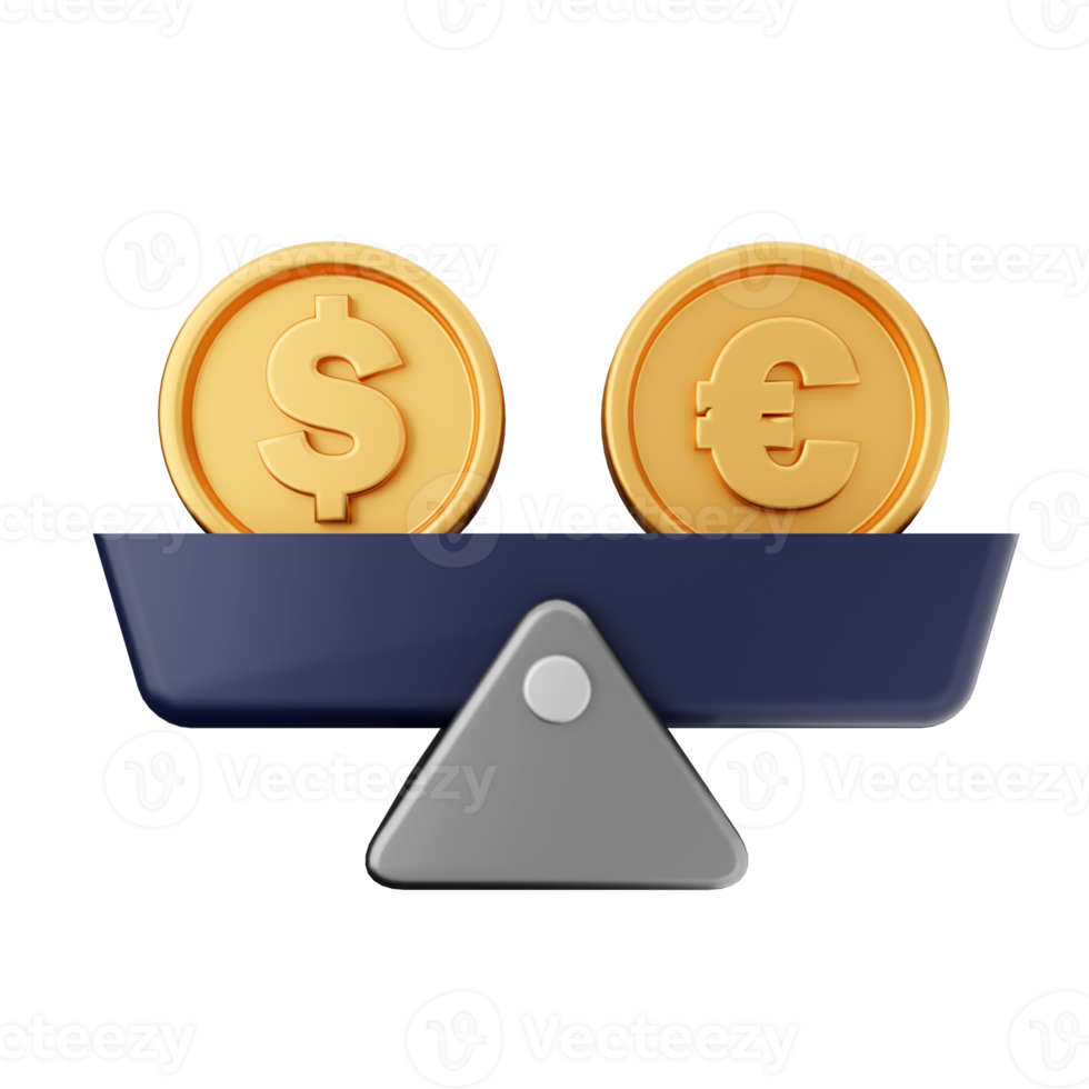 3d Geld Dollar Münze Symbol Illustration png