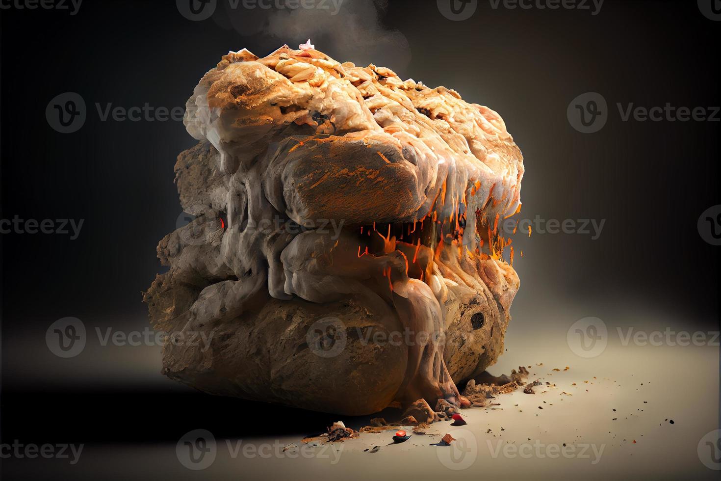 Realistic fatberg 3d. photo