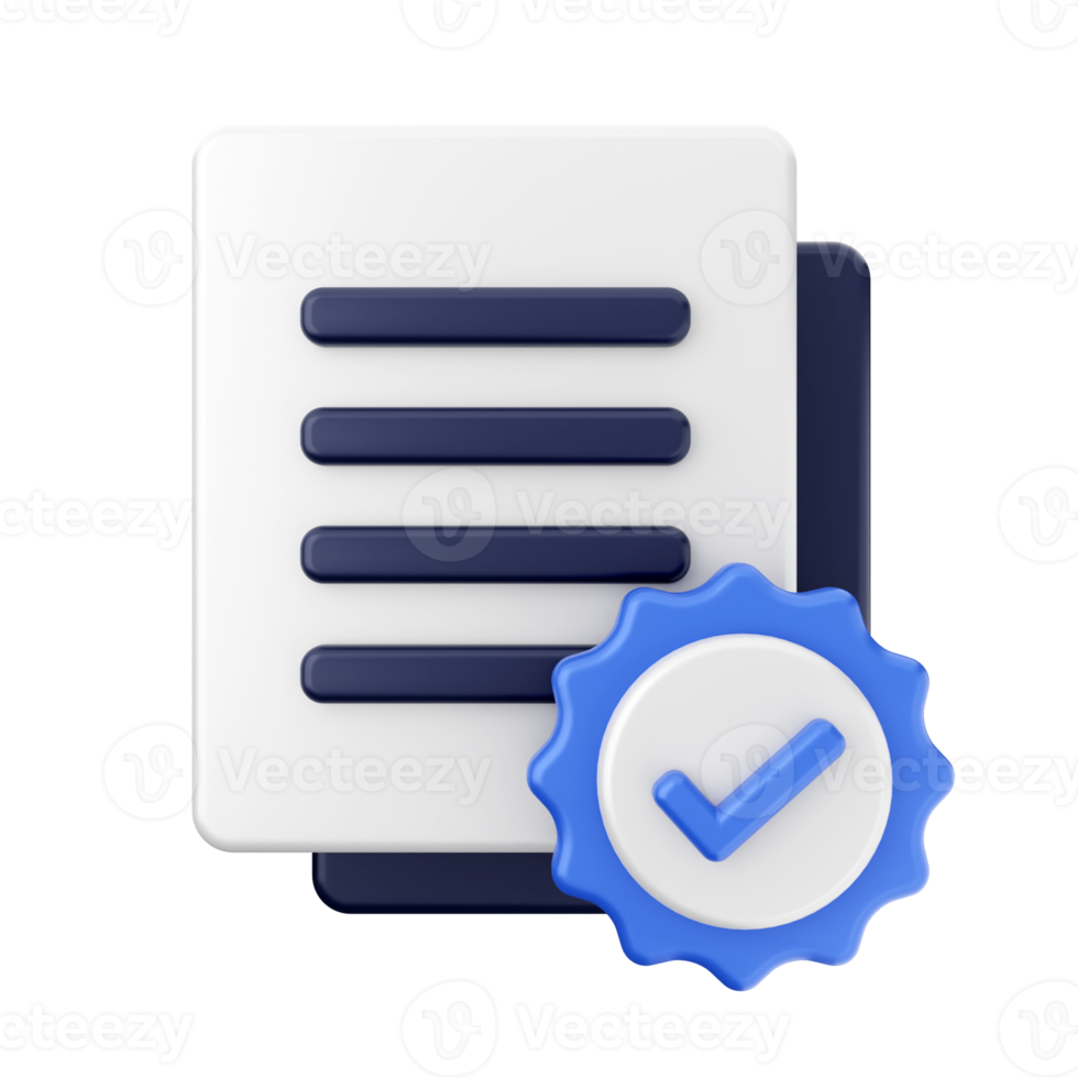 3d verificación cheque validar png