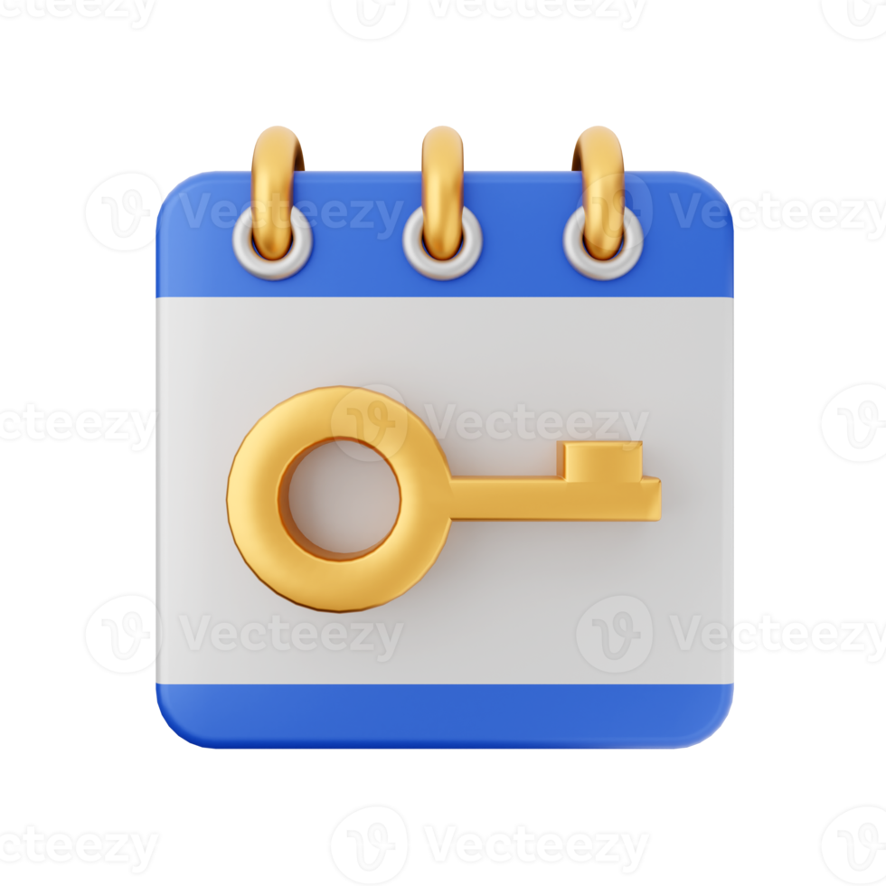 3d calendar icon illustration png