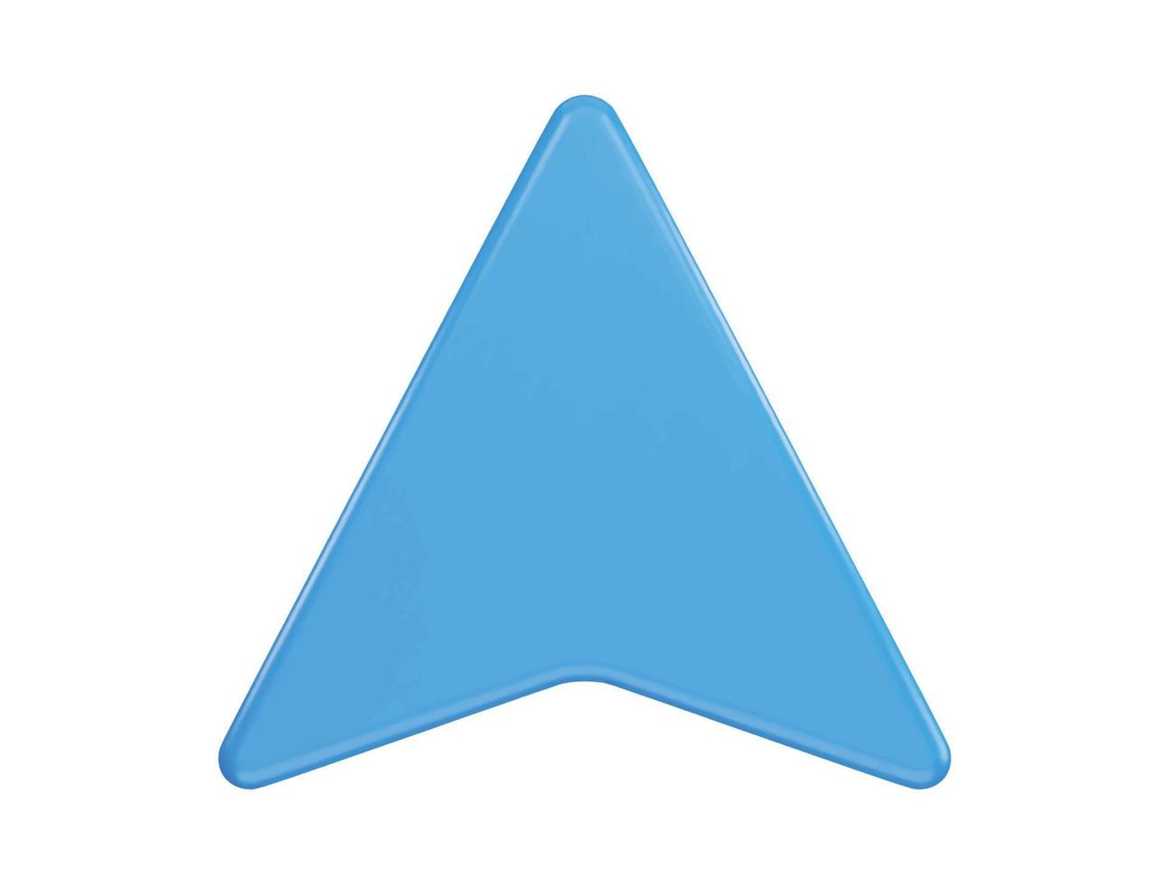 up arrow icon with 3d vector icon illustration transparent element