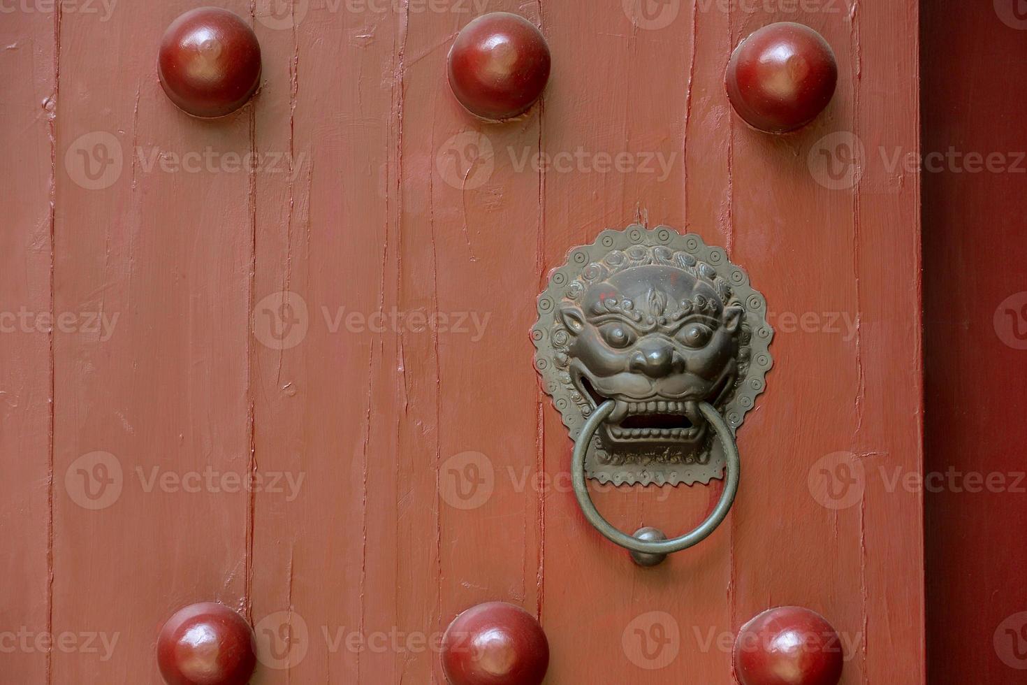 Old chinese door photo
