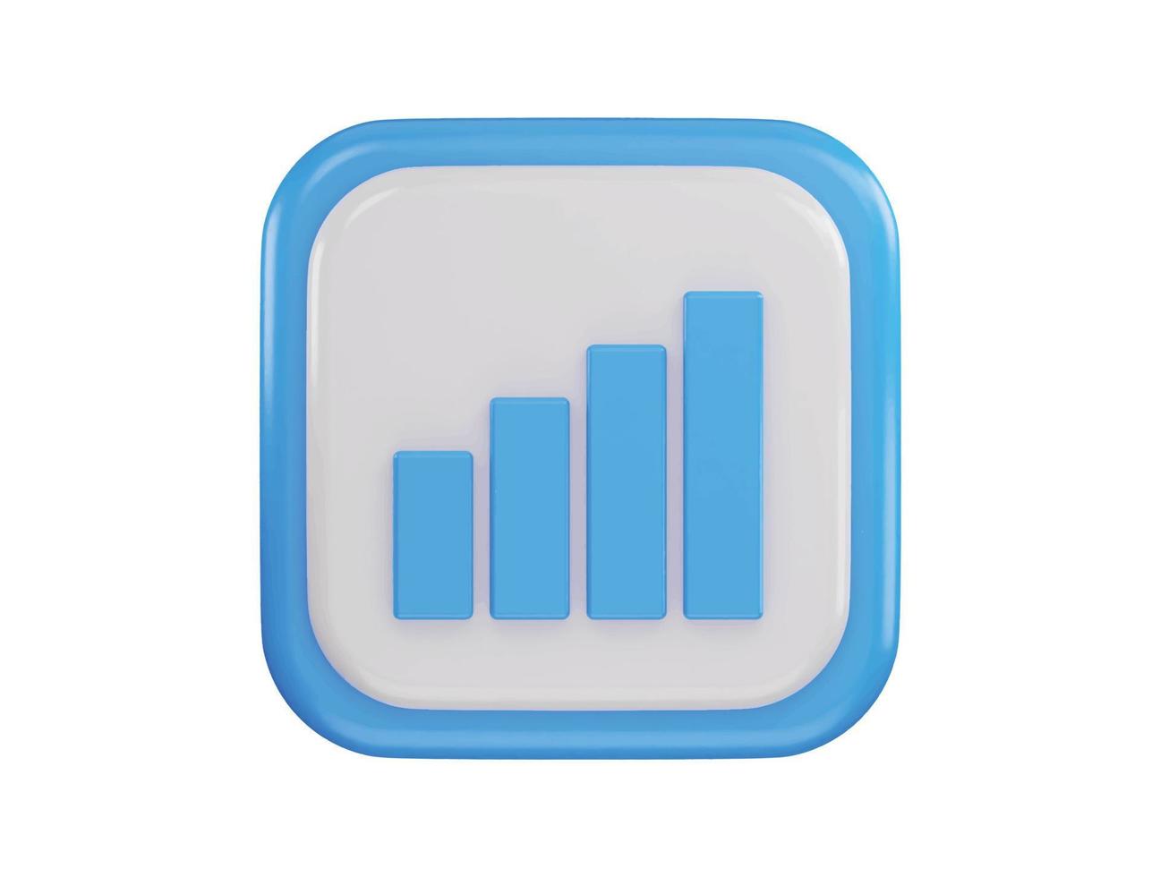 business grow bar chart icon illustration transparent element vector
