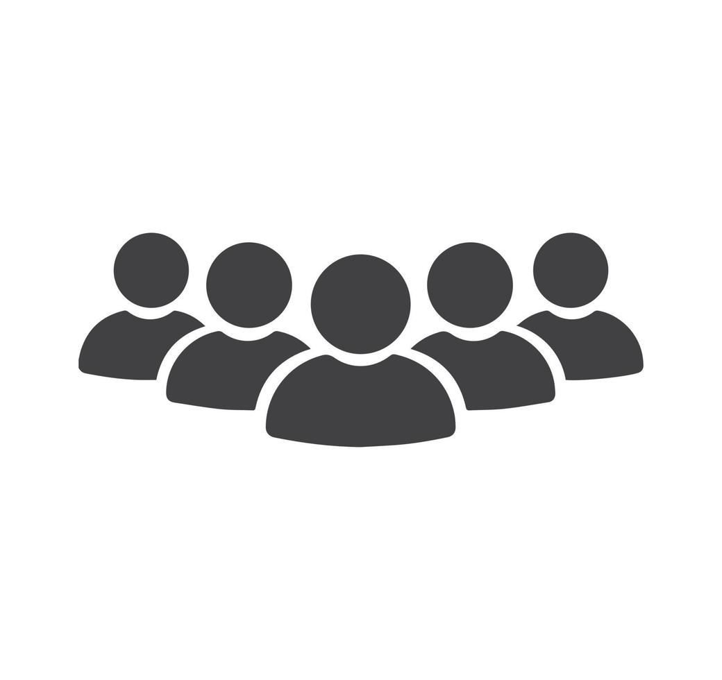 People Flat icons set team of workers vector image