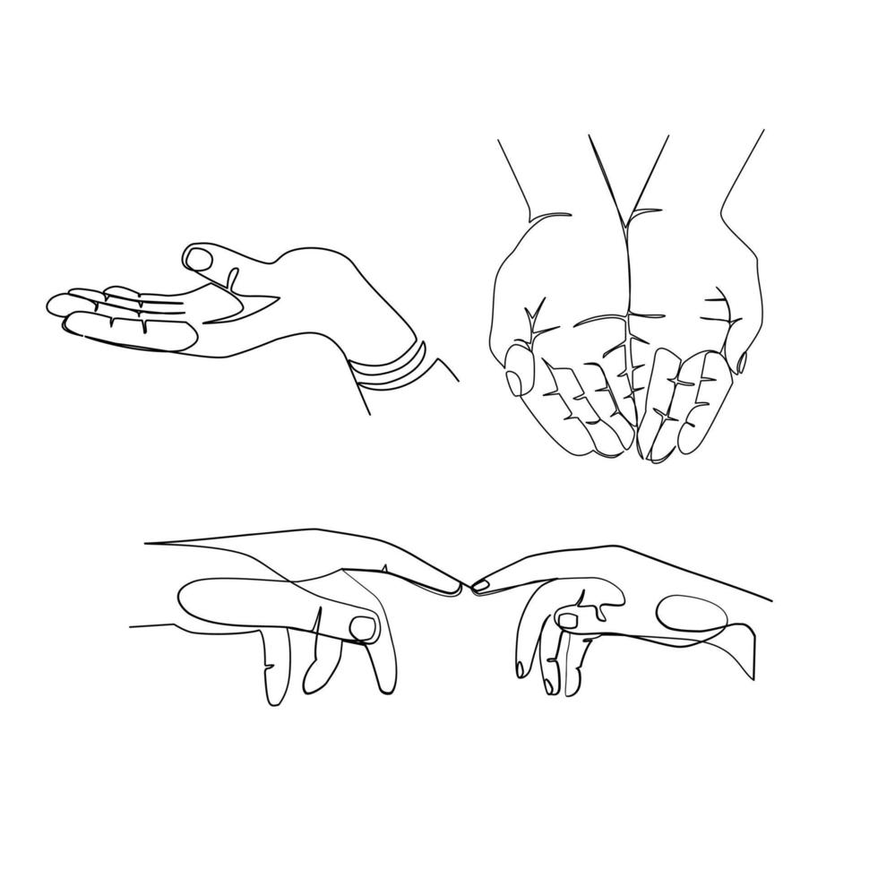 Hands vector illustration