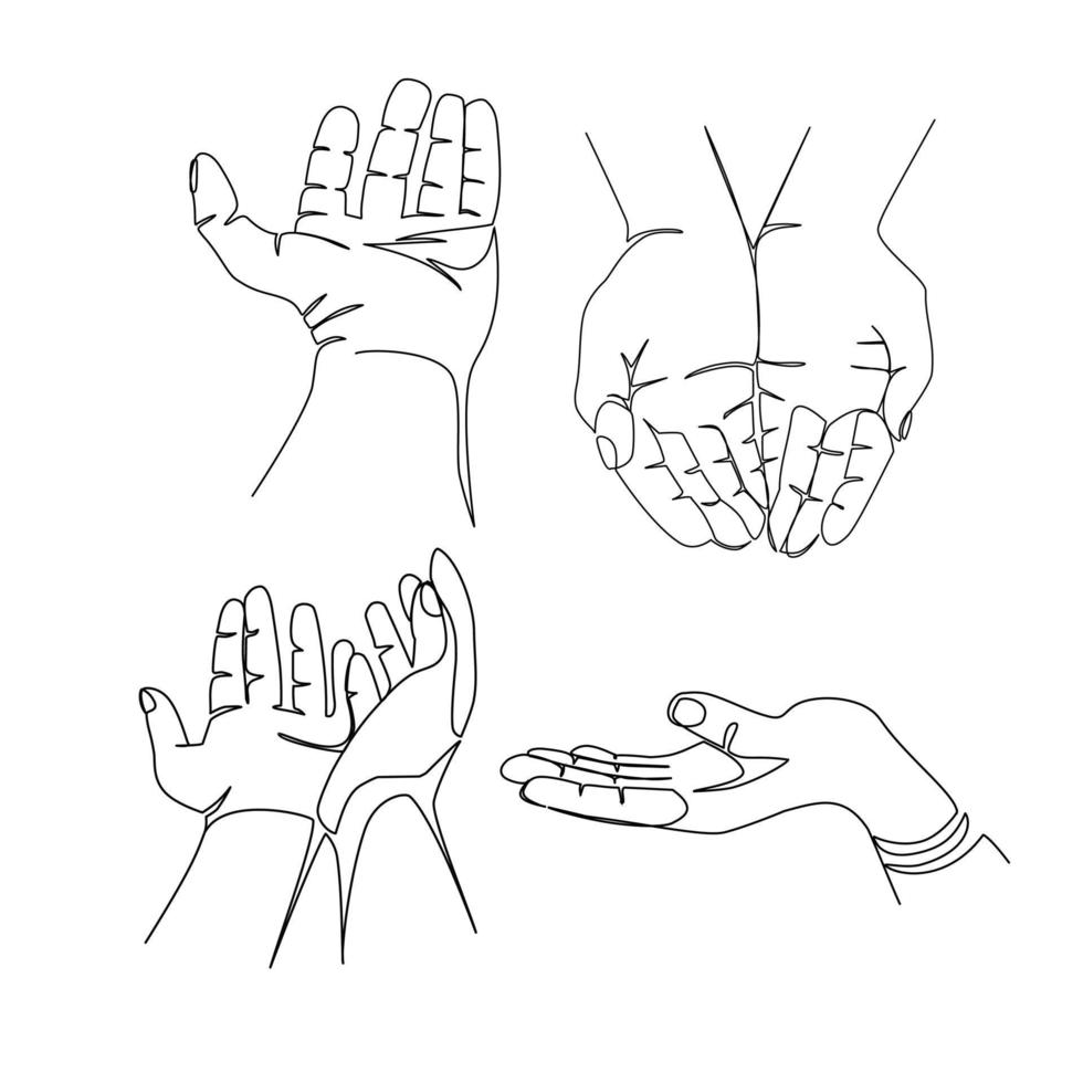 Hands vector illustration