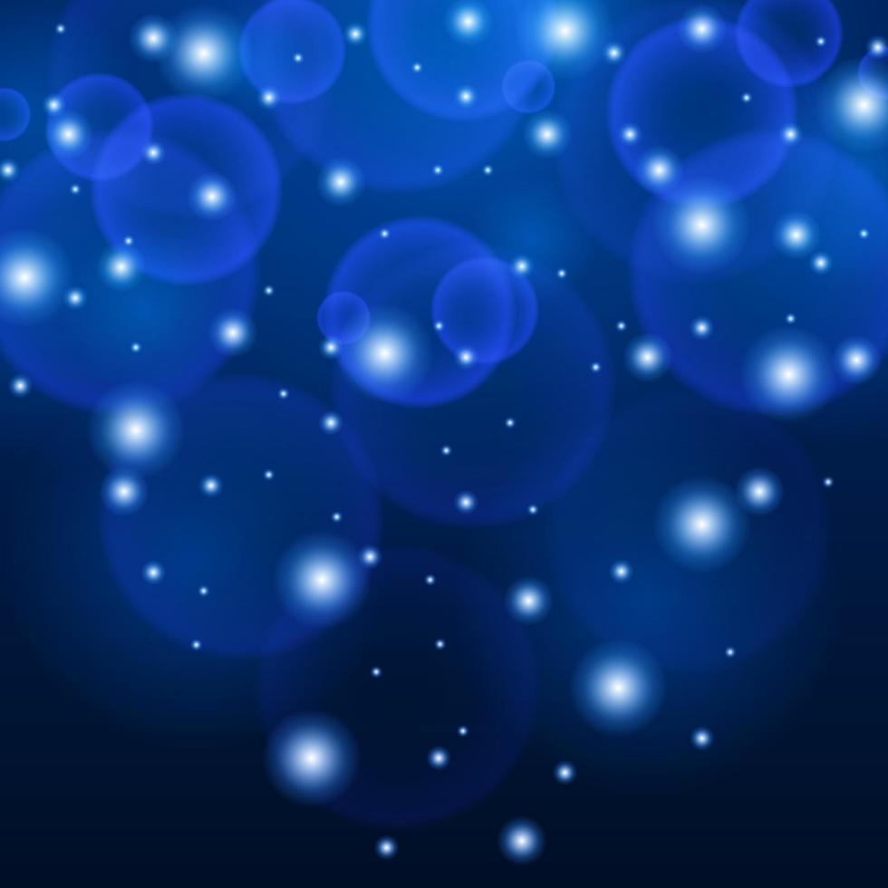 Elegant Blue Sparkle Bokeh Background vector